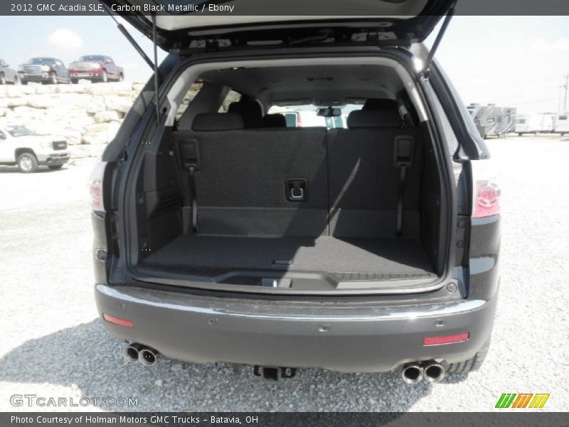 Carbon Black Metallic / Ebony 2012 GMC Acadia SLE