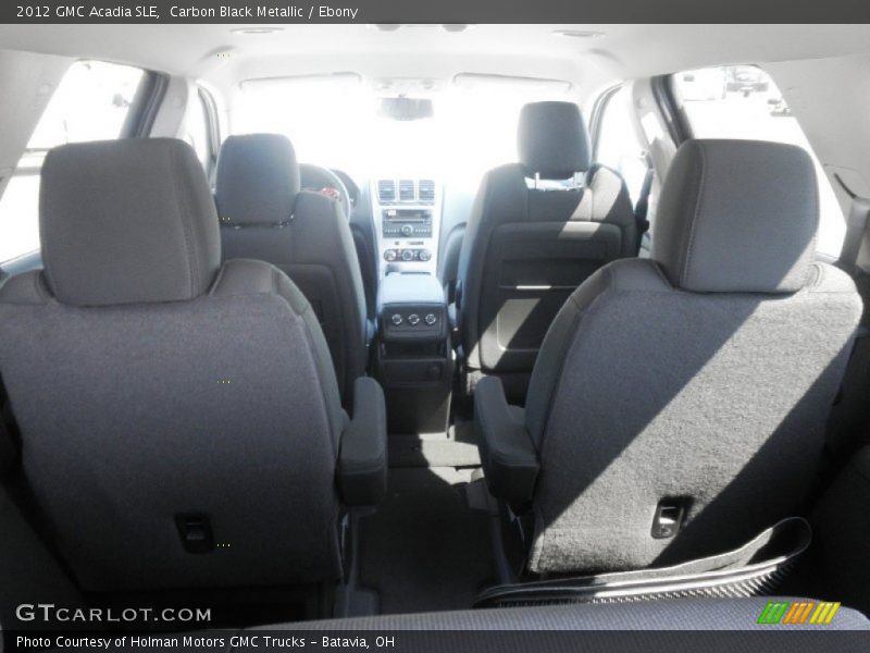 Carbon Black Metallic / Ebony 2012 GMC Acadia SLE