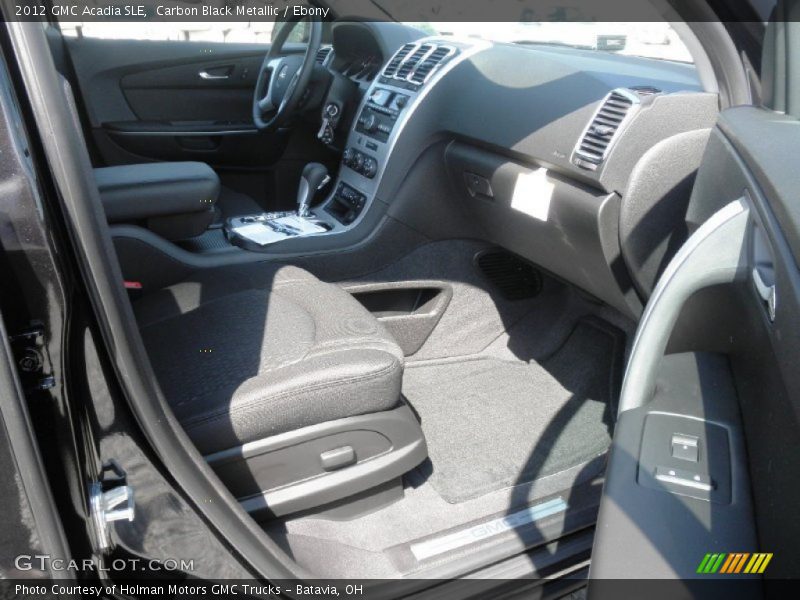 Carbon Black Metallic / Ebony 2012 GMC Acadia SLE