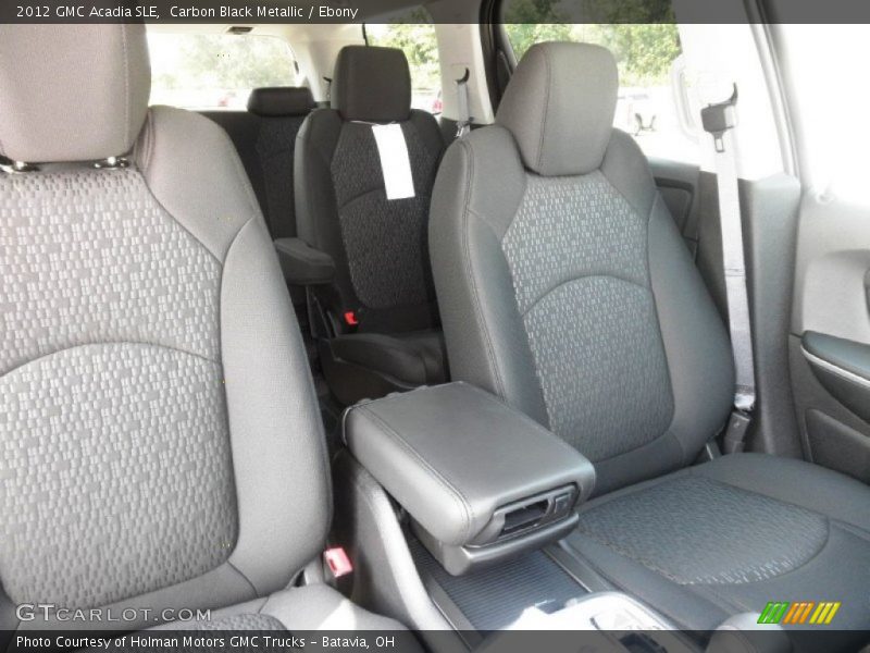 Carbon Black Metallic / Ebony 2012 GMC Acadia SLE