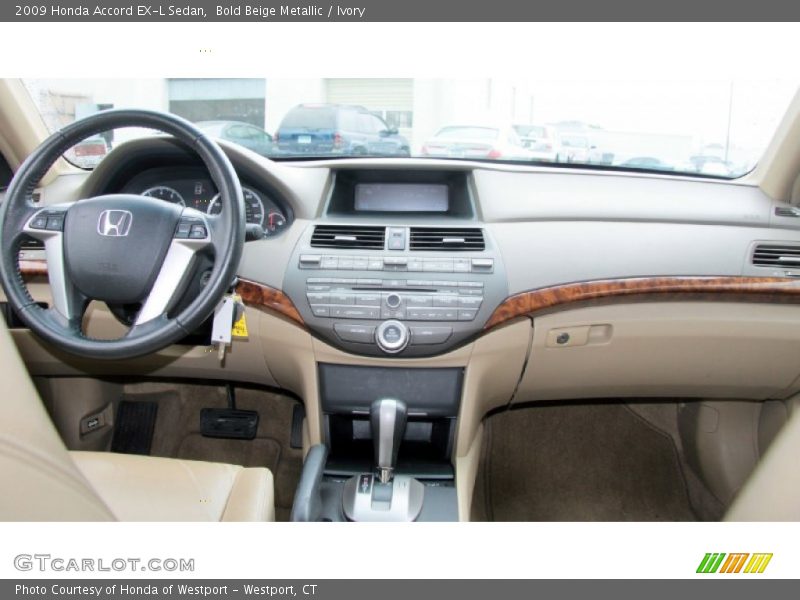 Bold Beige Metallic / Ivory 2009 Honda Accord EX-L Sedan