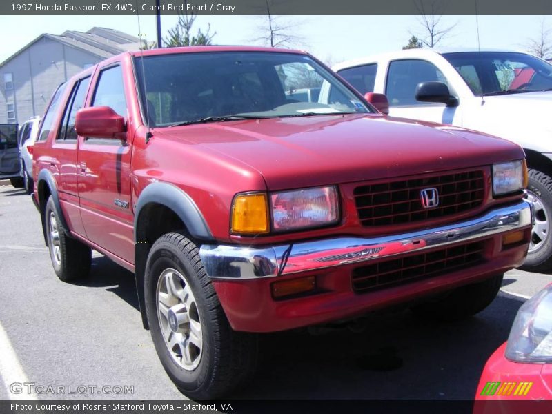 Claret Red Pearl / Gray 1997 Honda Passport EX 4WD