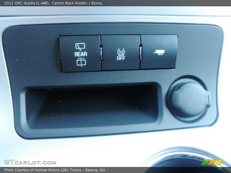 Carbon Black Metallic / Ebony 2012 GMC Acadia SL AWD