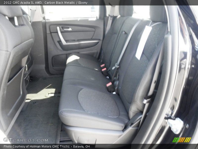 Carbon Black Metallic / Ebony 2012 GMC Acadia SL AWD