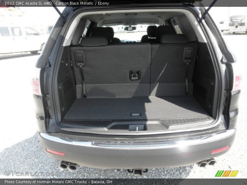 Carbon Black Metallic / Ebony 2012 GMC Acadia SL AWD