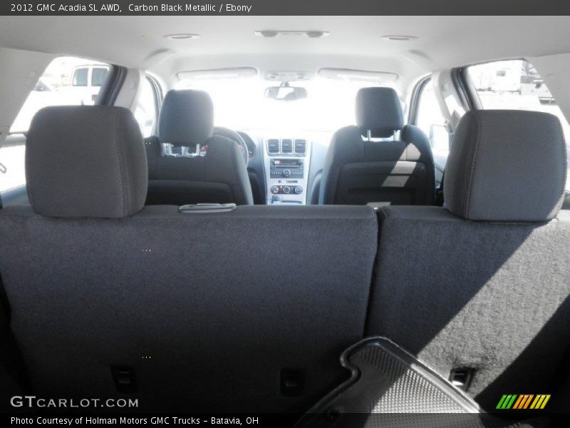 Carbon Black Metallic / Ebony 2012 GMC Acadia SL AWD