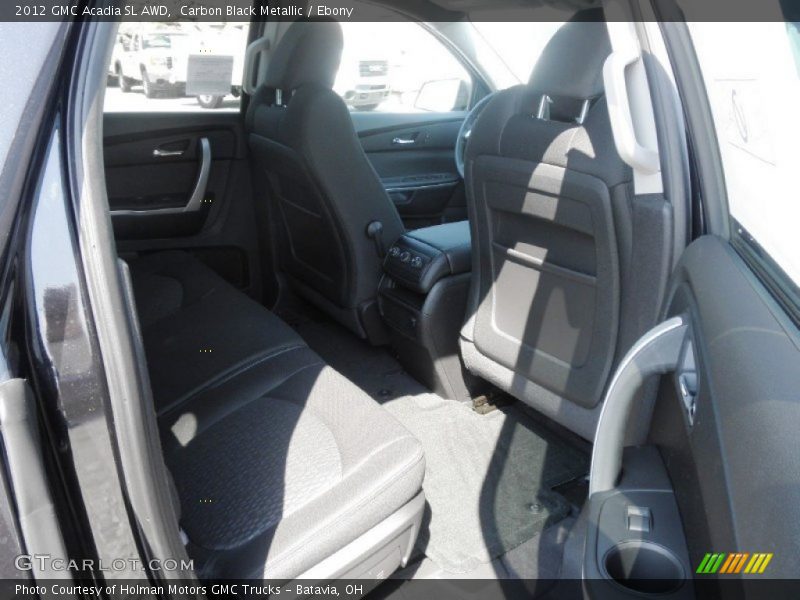 Carbon Black Metallic / Ebony 2012 GMC Acadia SL AWD