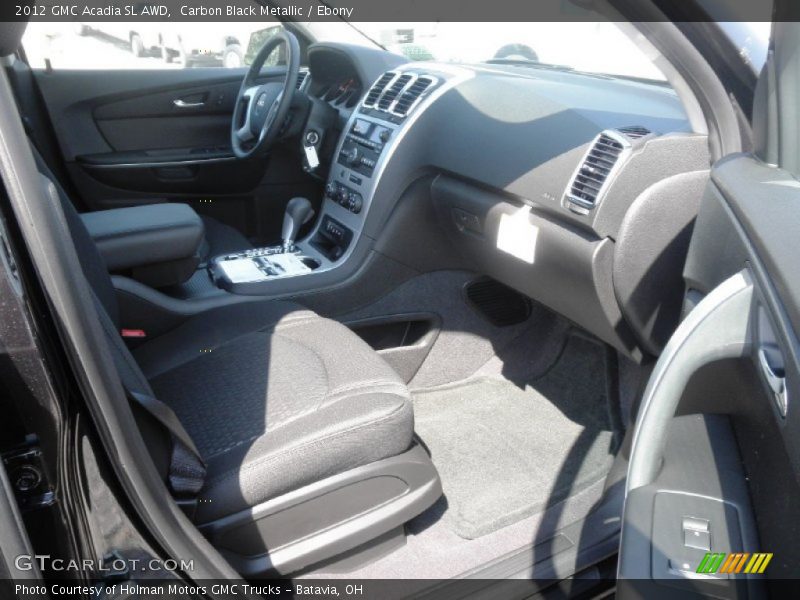 Carbon Black Metallic / Ebony 2012 GMC Acadia SL AWD