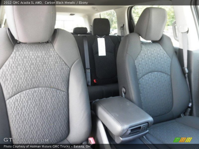 Carbon Black Metallic / Ebony 2012 GMC Acadia SL AWD