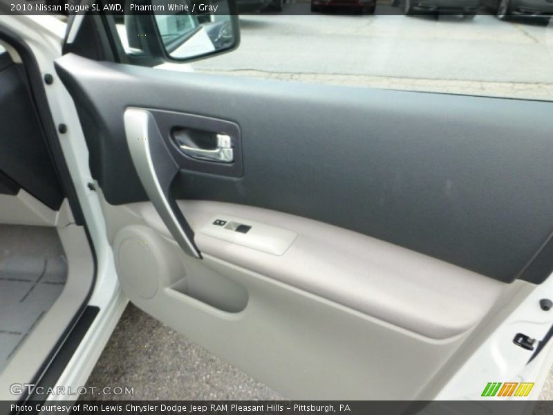 Phantom White / Gray 2010 Nissan Rogue SL AWD