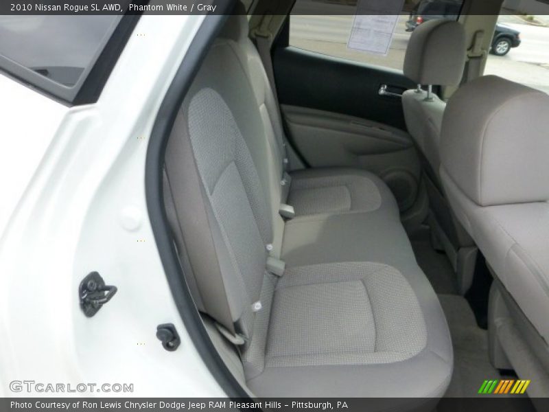 Phantom White / Gray 2010 Nissan Rogue SL AWD