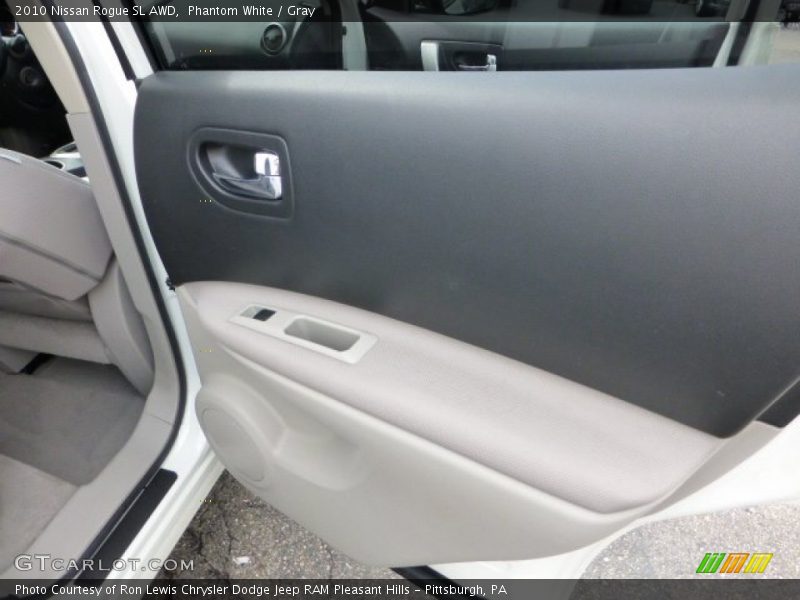 Phantom White / Gray 2010 Nissan Rogue SL AWD