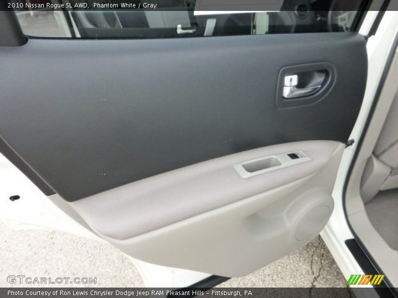 Phantom White / Gray 2010 Nissan Rogue SL AWD