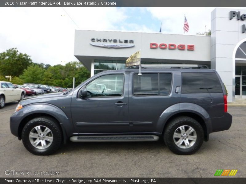 Dark Slate Metallic / Graphite 2010 Nissan Pathfinder SE 4x4