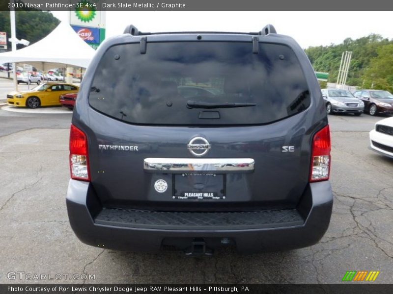 Dark Slate Metallic / Graphite 2010 Nissan Pathfinder SE 4x4