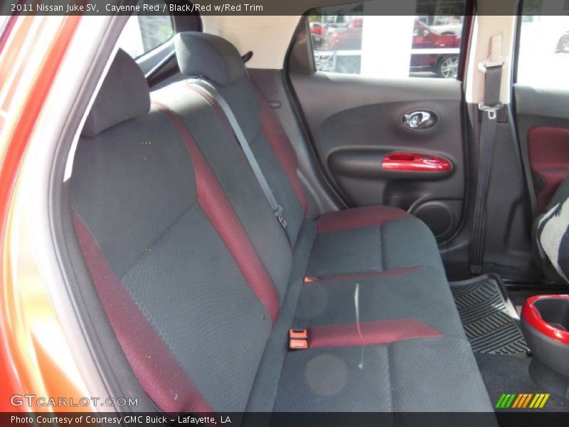Cayenne Red / Black/Red w/Red Trim 2011 Nissan Juke SV