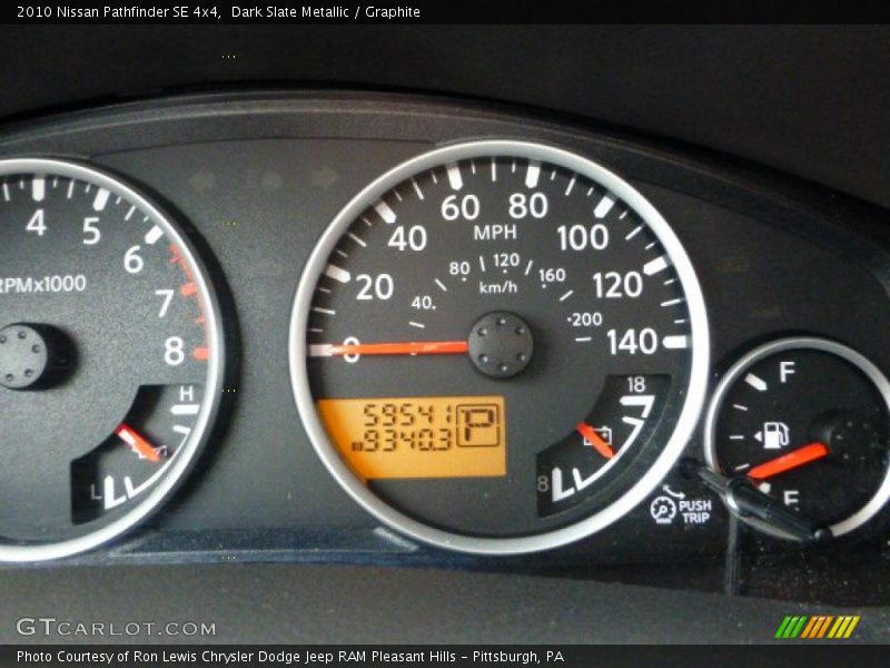Dark Slate Metallic / Graphite 2010 Nissan Pathfinder SE 4x4