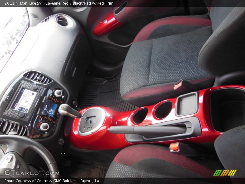 Cayenne Red / Black/Red w/Red Trim 2011 Nissan Juke SV