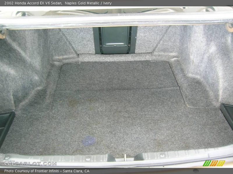 Naples Gold Metallic / Ivory 2002 Honda Accord EX V6 Sedan