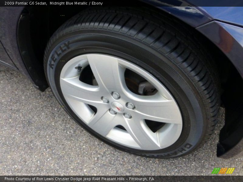 Midnight Blue Metallic / Ebony 2009 Pontiac G6 Sedan