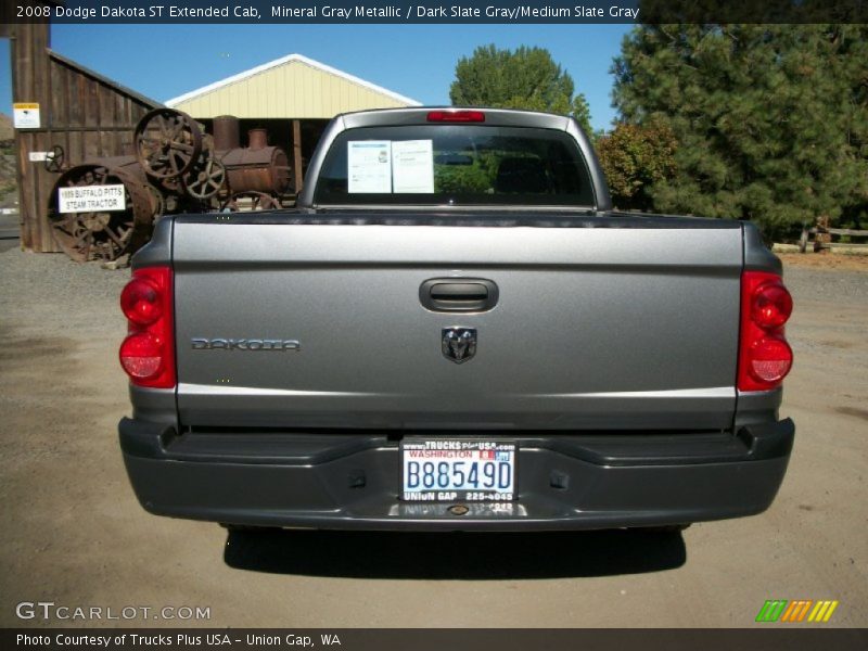 Mineral Gray Metallic / Dark Slate Gray/Medium Slate Gray 2008 Dodge Dakota ST Extended Cab