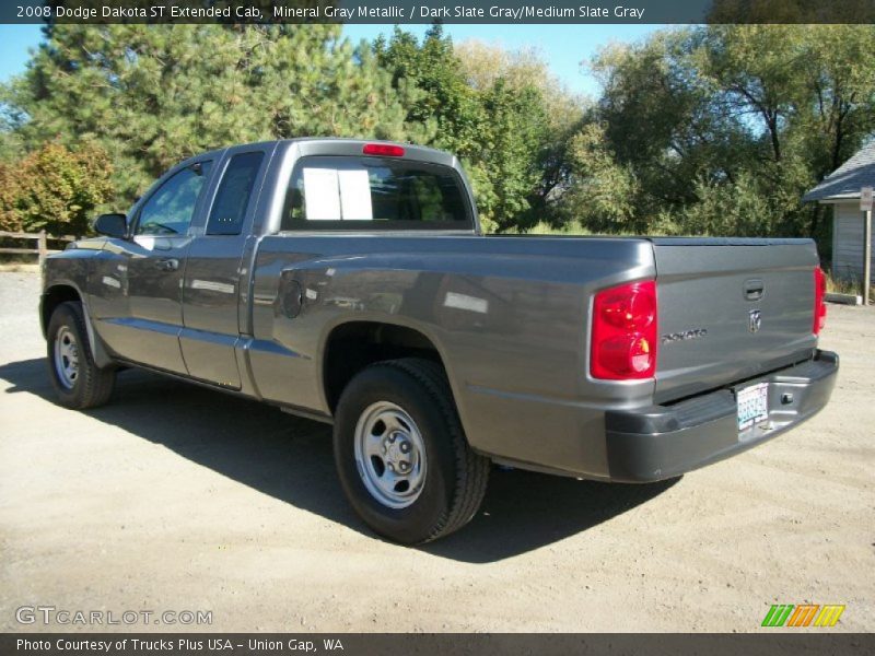 Mineral Gray Metallic / Dark Slate Gray/Medium Slate Gray 2008 Dodge Dakota ST Extended Cab