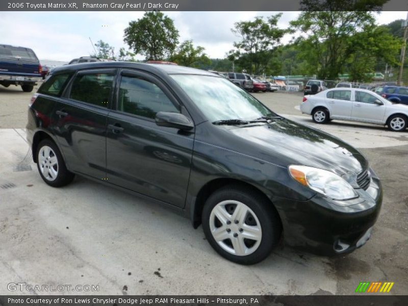 Phantom Gray Pearl / Dark Gray 2006 Toyota Matrix XR
