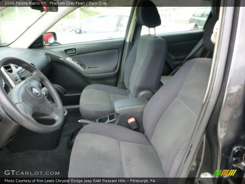 Phantom Gray Pearl / Dark Gray 2006 Toyota Matrix XR