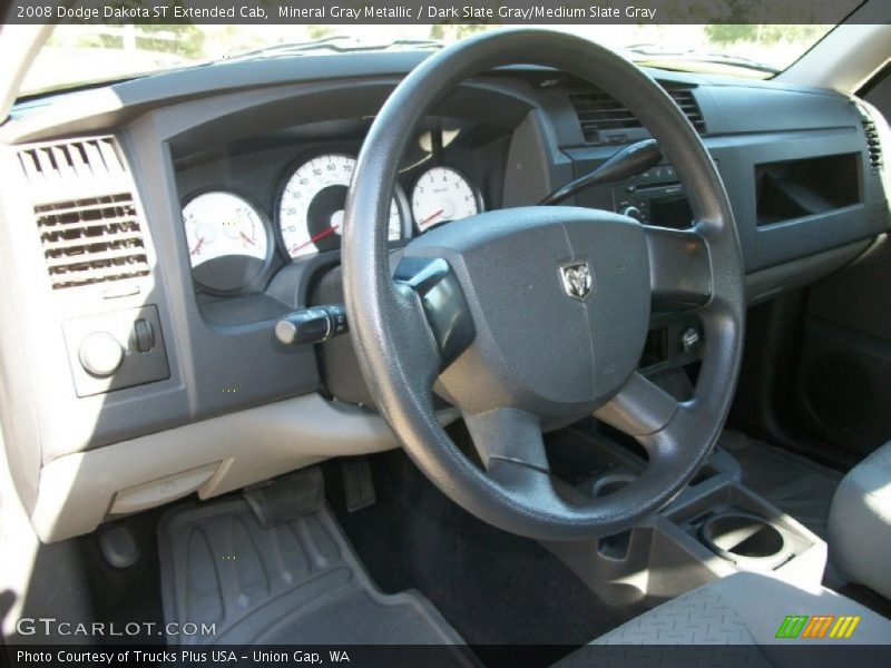 Mineral Gray Metallic / Dark Slate Gray/Medium Slate Gray 2008 Dodge Dakota ST Extended Cab