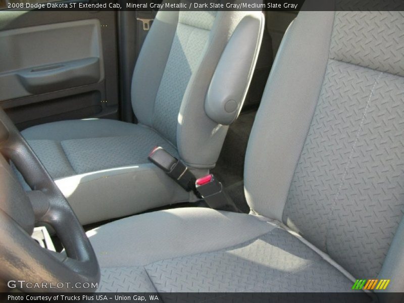 Mineral Gray Metallic / Dark Slate Gray/Medium Slate Gray 2008 Dodge Dakota ST Extended Cab