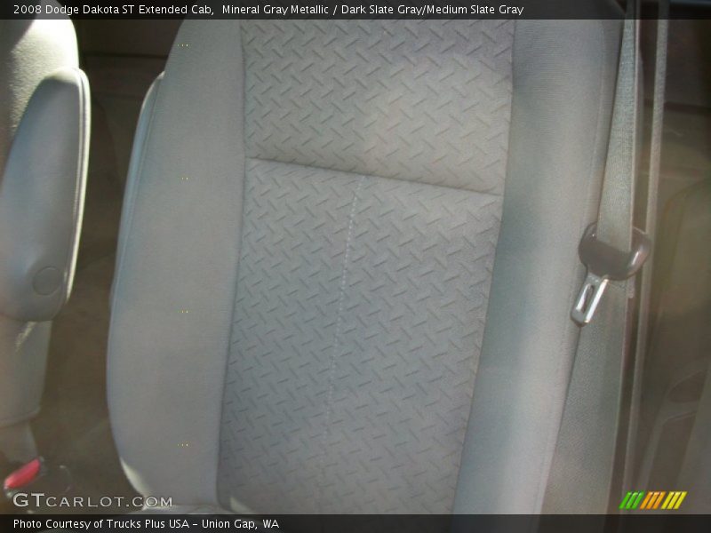 Mineral Gray Metallic / Dark Slate Gray/Medium Slate Gray 2008 Dodge Dakota ST Extended Cab