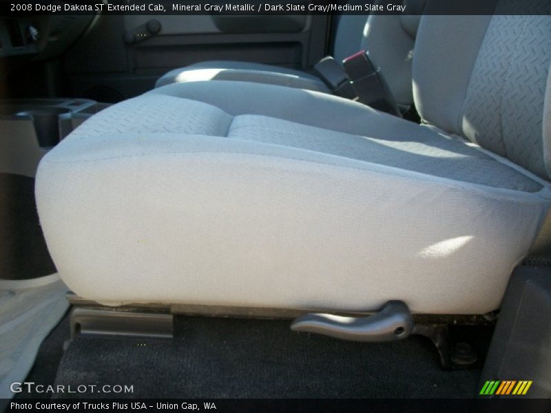 Mineral Gray Metallic / Dark Slate Gray/Medium Slate Gray 2008 Dodge Dakota ST Extended Cab