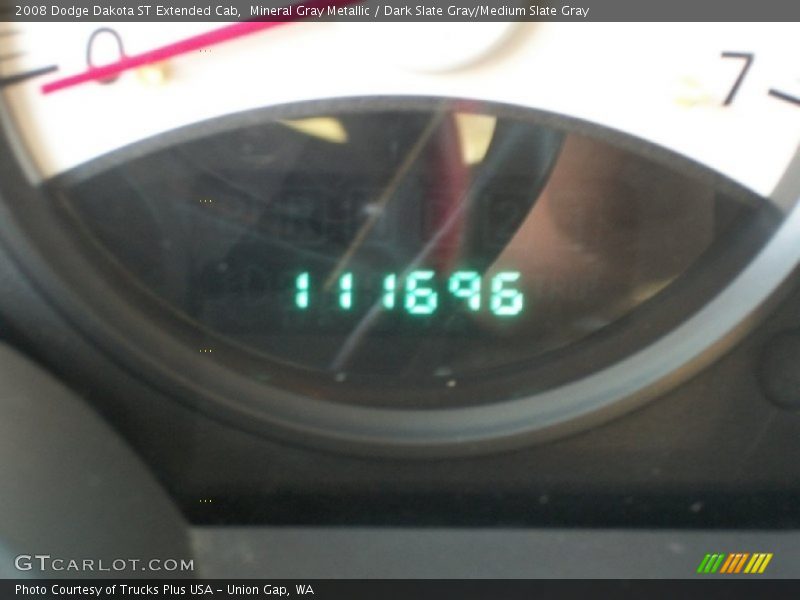 Mineral Gray Metallic / Dark Slate Gray/Medium Slate Gray 2008 Dodge Dakota ST Extended Cab