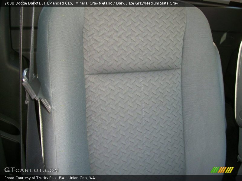 Mineral Gray Metallic / Dark Slate Gray/Medium Slate Gray 2008 Dodge Dakota ST Extended Cab