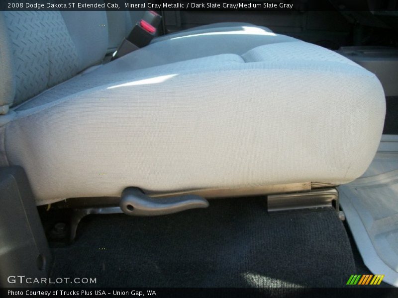 Mineral Gray Metallic / Dark Slate Gray/Medium Slate Gray 2008 Dodge Dakota ST Extended Cab