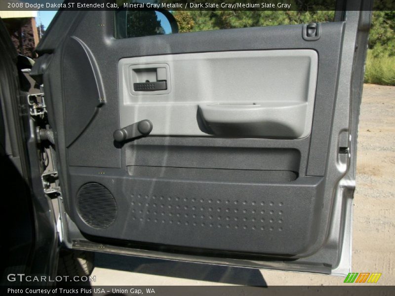 Mineral Gray Metallic / Dark Slate Gray/Medium Slate Gray 2008 Dodge Dakota ST Extended Cab