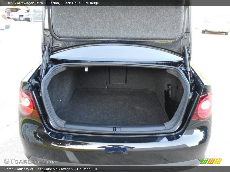 Black Uni / Pure Beige 2009 Volkswagen Jetta SE Sedan