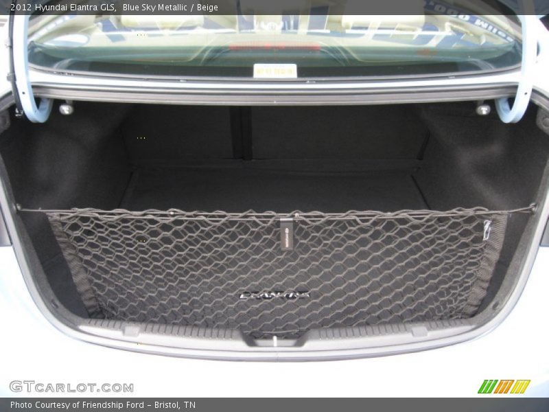 Blue Sky Metallic / Beige 2012 Hyundai Elantra GLS