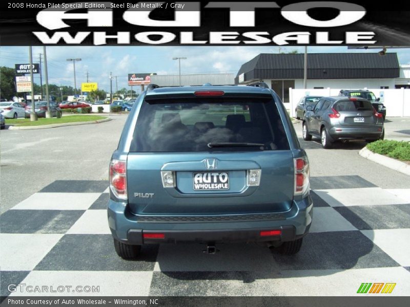 Steel Blue Metallic / Gray 2008 Honda Pilot Special Edition