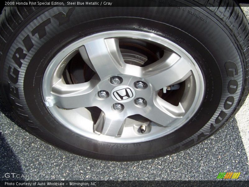 Steel Blue Metallic / Gray 2008 Honda Pilot Special Edition
