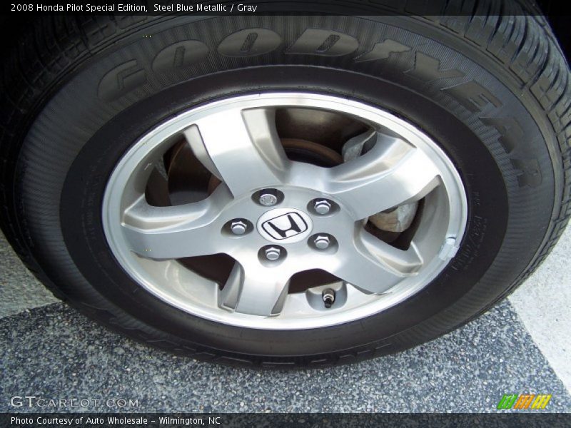 Steel Blue Metallic / Gray 2008 Honda Pilot Special Edition