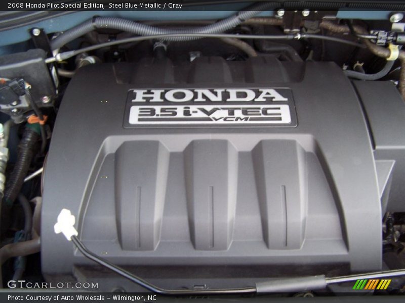 Steel Blue Metallic / Gray 2008 Honda Pilot Special Edition