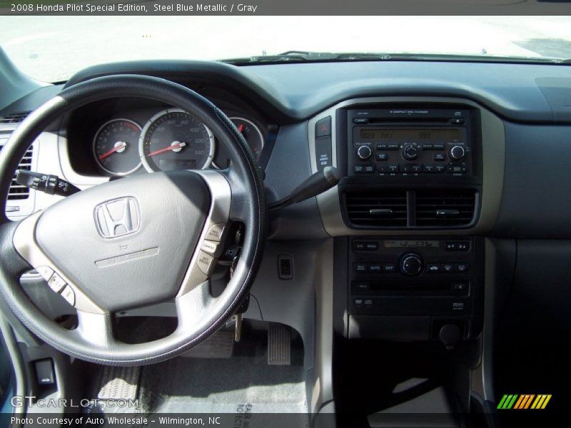 Steel Blue Metallic / Gray 2008 Honda Pilot Special Edition