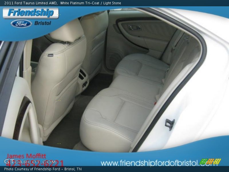 White Platinum Tri-Coat / Light Stone 2011 Ford Taurus Limited AWD