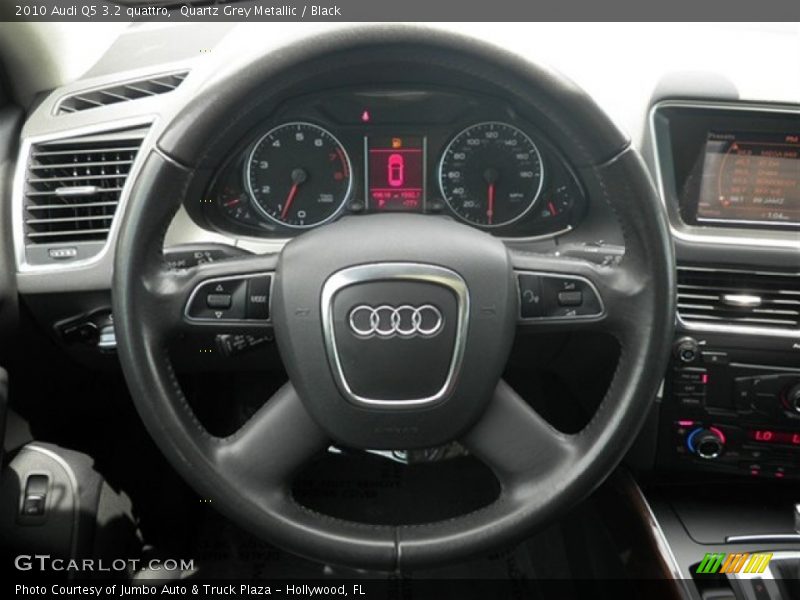 Quartz Grey Metallic / Black 2010 Audi Q5 3.2 quattro