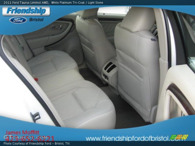 White Platinum Tri-Coat / Light Stone 2011 Ford Taurus Limited AWD