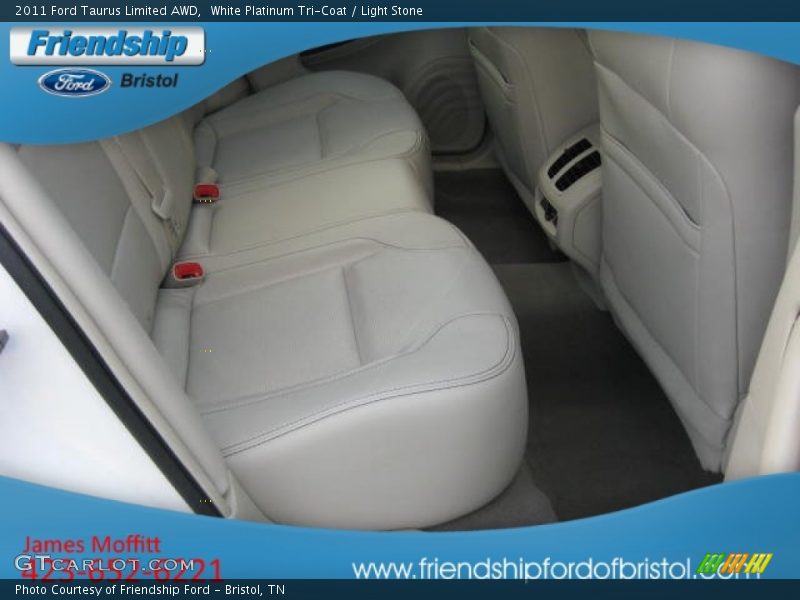 White Platinum Tri-Coat / Light Stone 2011 Ford Taurus Limited AWD