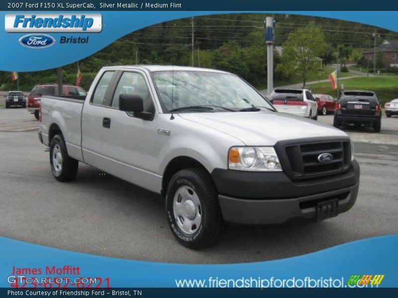 Silver Metallic / Medium Flint 2007 Ford F150 XL SuperCab