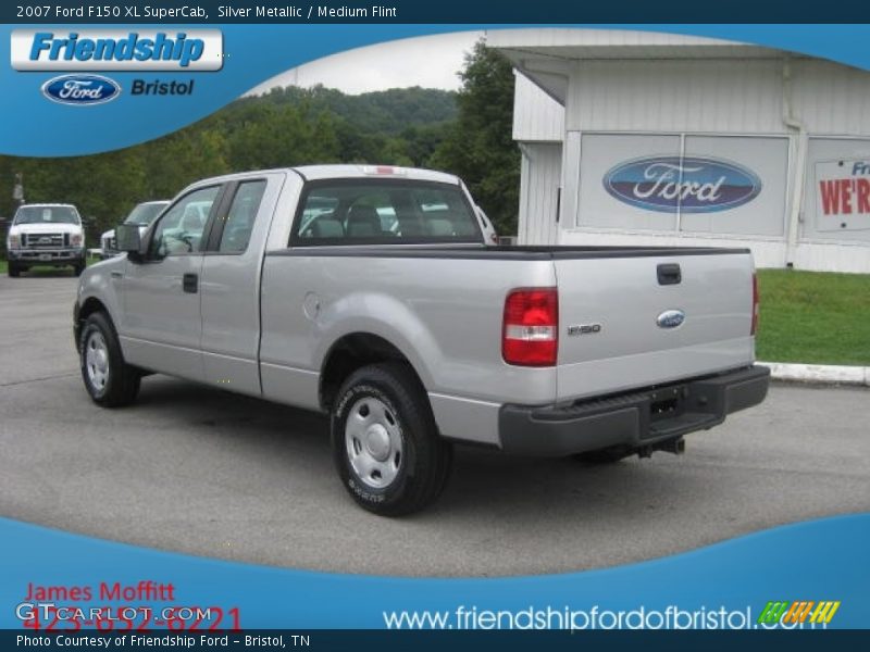 Silver Metallic / Medium Flint 2007 Ford F150 XL SuperCab