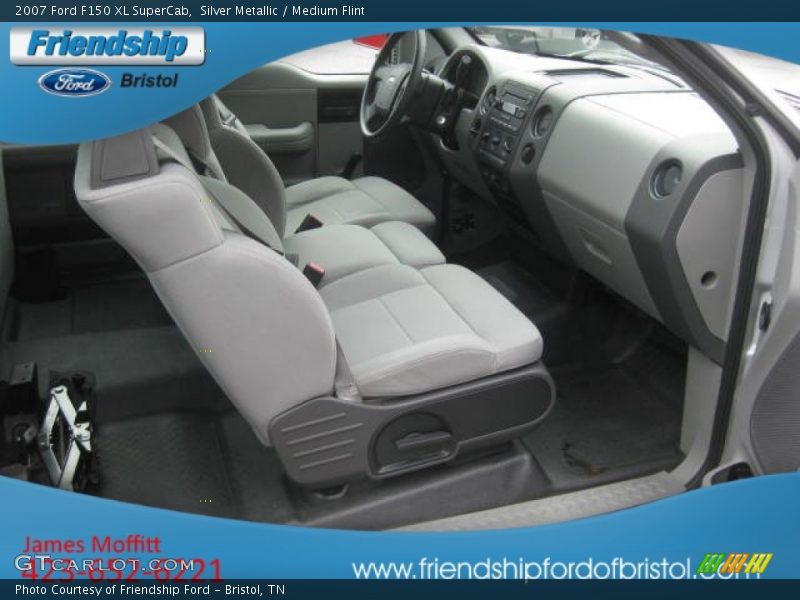 Silver Metallic / Medium Flint 2007 Ford F150 XL SuperCab